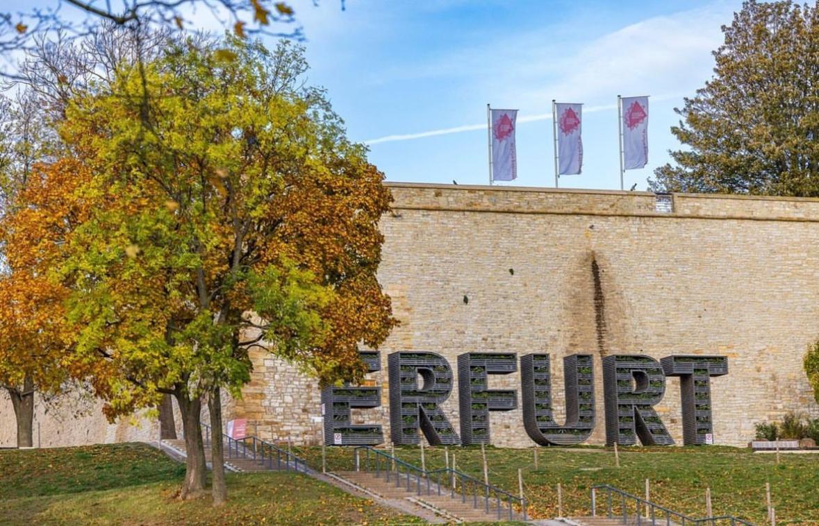 -Apartment Am Luisenpark-Perfekte Lage Im Gruenen Fuer Ihren Aufenthalt แอร์ฟวร์ท ภายนอก รูปภาพ