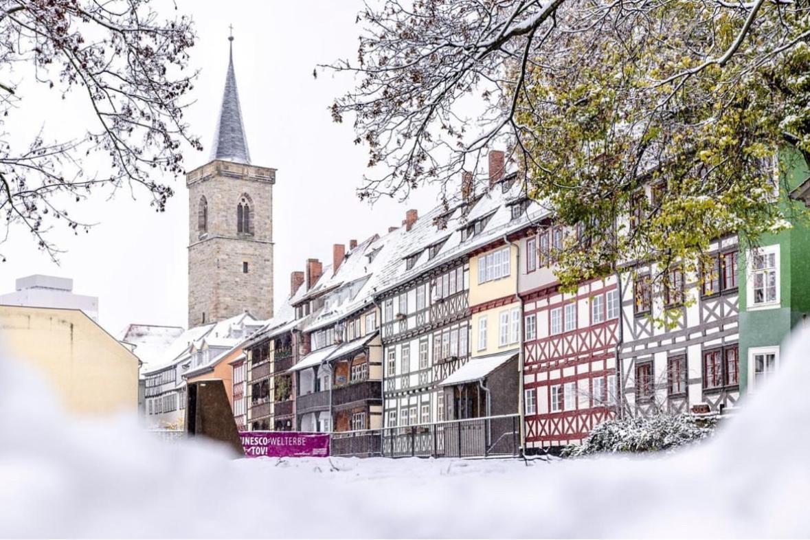 -Apartment Am Luisenpark-Perfekte Lage Im Gruenen Fuer Ihren Aufenthalt แอร์ฟวร์ท ภายนอก รูปภาพ